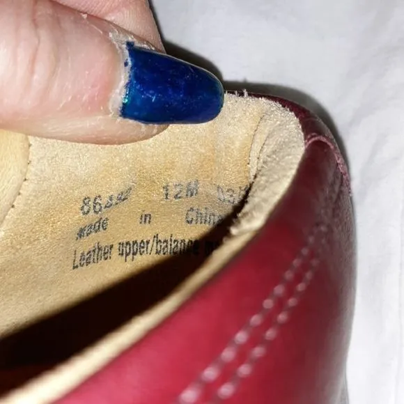 Clarks Unstructured Loop Burgundy‎ Leather Shoes