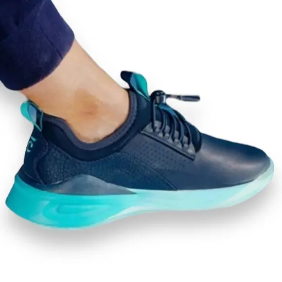Clove Sneakers Mens 7 Blue Classic Healthcare Nurse Shoes Hospital Worker Aqua