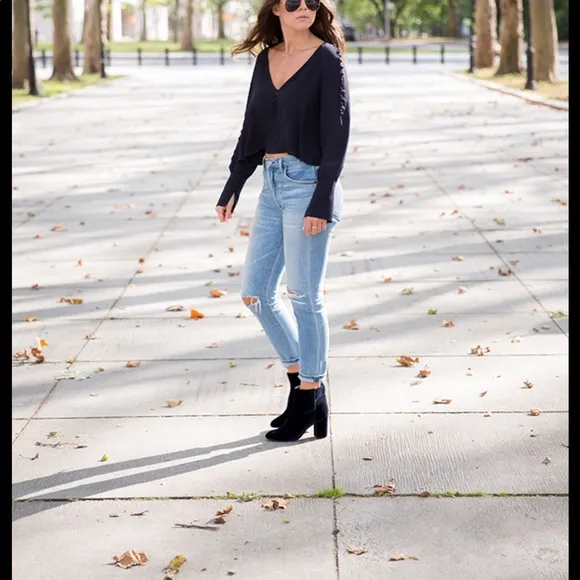 Club Monaco Velvet Zaire Booties