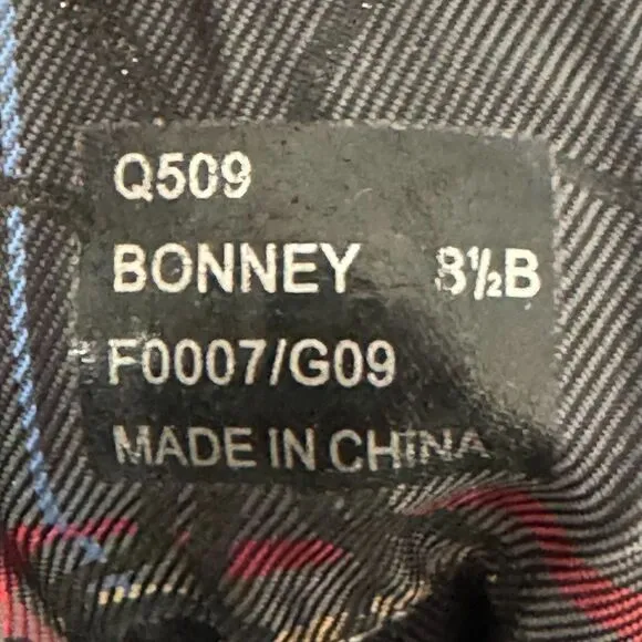 Coach Bonney Signature Plaid Lined Fold Down High Top Lace Up Sneakers Size 8.5