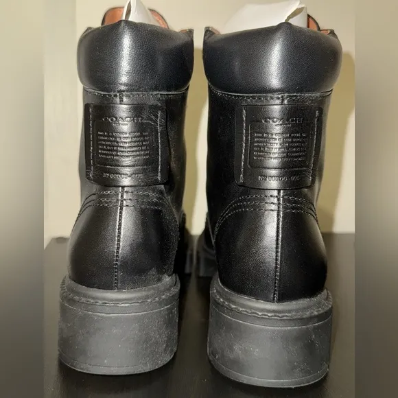 COACH leather boots/ no box