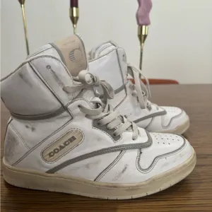 Coach White High-Top Sneakers