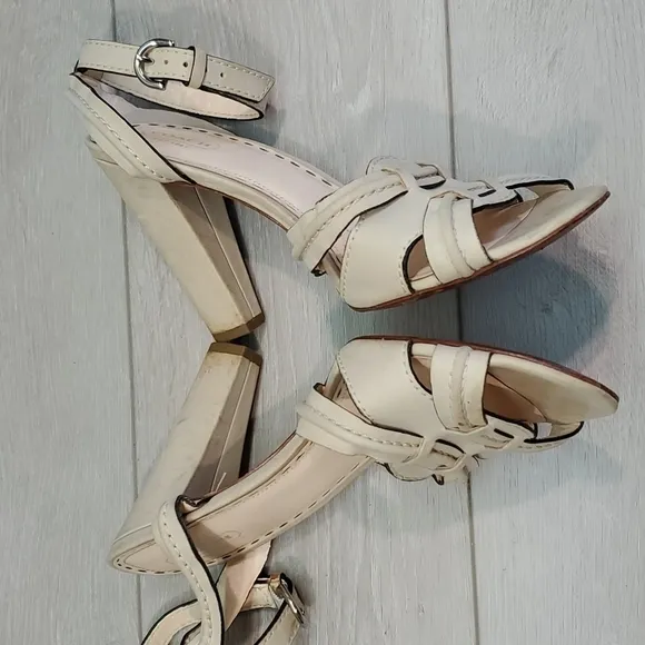 Coach Womens Ankle Strap Heels shoes sandals sz 10B