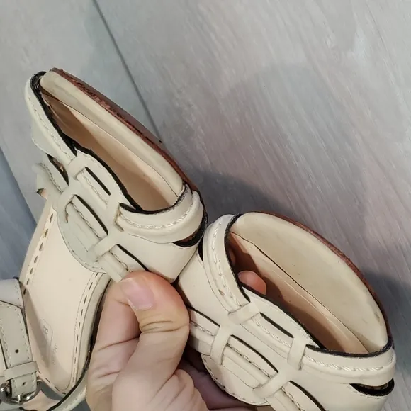 Coach Womens Ankle Strap Heels shoes sandals sz 10B
