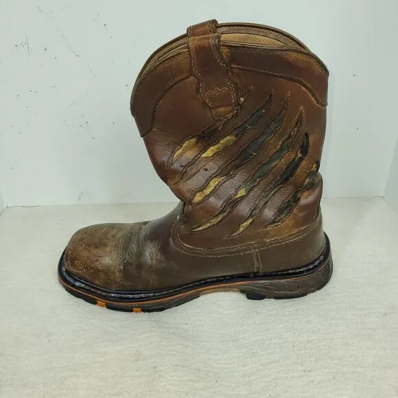 Cody James Boots Mens Sz 12 D Flag Western Composite Toe Gorpcore West USA Horse