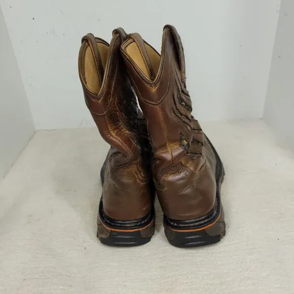 Cody James Boots Mens Sz 12 D Flag Western Composite Toe Gorpcore West USA Horse