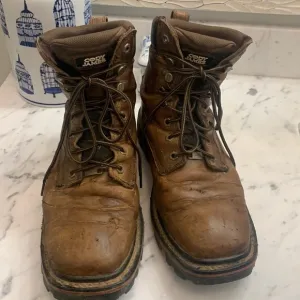 Cody James Men leather work boots 11.5 EE not steel toe western brand