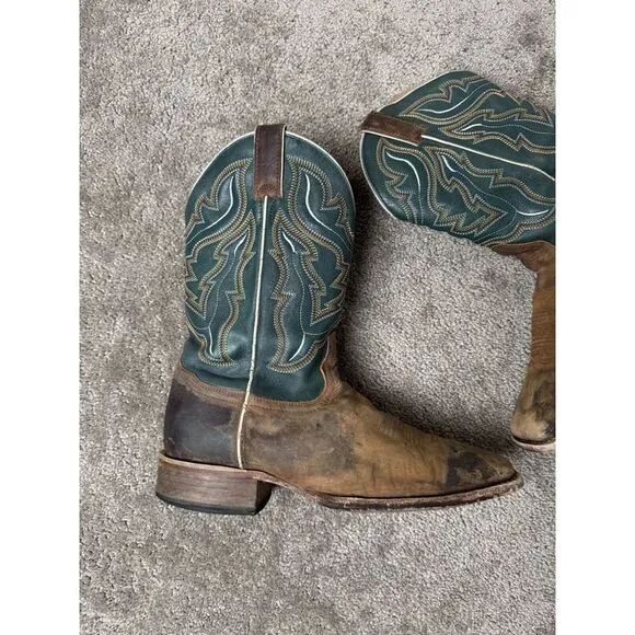 Cody James Men's Full-Grain Leather Western‎ Boots BBS20 Size 10 D