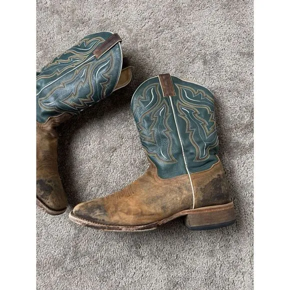 Cody James Men's Full-Grain Leather Western‎ Boots BBS20 Size 10 D