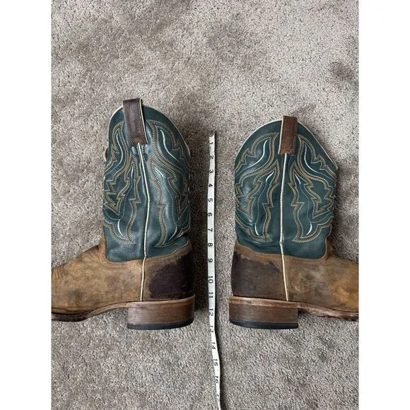 Cody James Men's Full-Grain Leather Western‎ Boots BBS20 Size 10 D