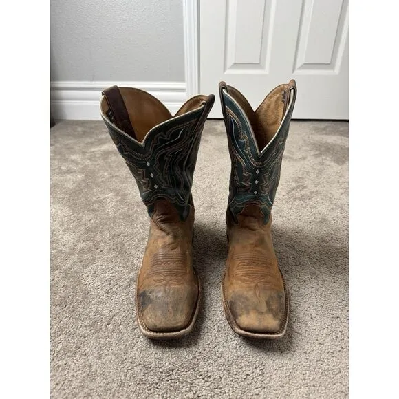 Cody James Men's Full-Grain Leather Western‎ Boots BBS20 Size 10 D