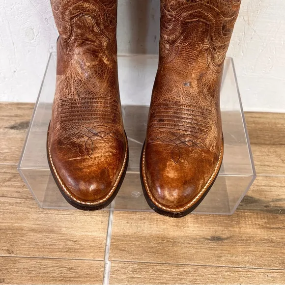 CODY JAMES MEN'S LARSEN WESTERN BOOTS MEDIUM TOE COLOR BROWN SIZE 8.5D