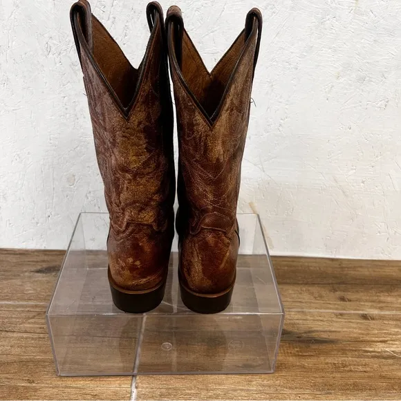 CODY JAMES MEN'S LARSEN WESTERN BOOTS MEDIUM TOE COLOR BROWN SIZE 8.5D