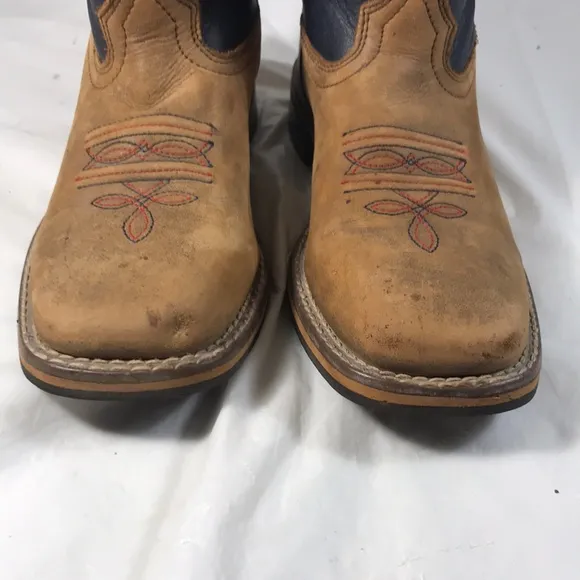 Cody James Smokey Mountain Patriotic Cowboy Boots with Stars and Stripes Size 3D