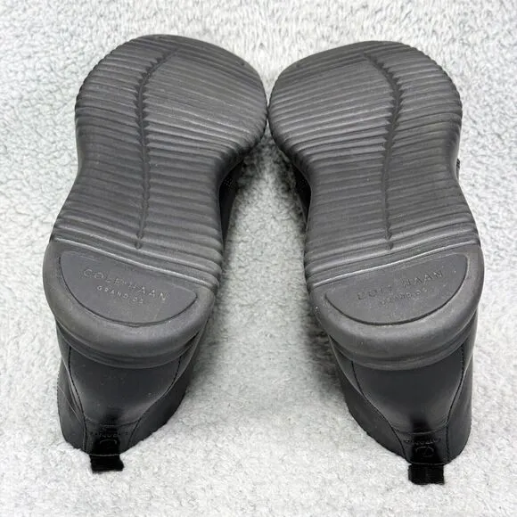 Cole Haan 2.Zerogrand Mens Size 11 Chukka Boots Black Leather Lace Up C26198