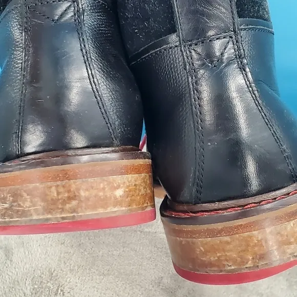 Cole Haan black leather ankle boots Men's 10