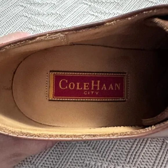 Cole Haan brown leather lace up oxford shoes size 11 NWOT