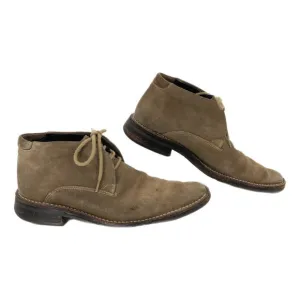 Cole Haan Brown Suede Chukka Boots | Classic Almond Toe Style