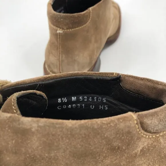 Cole Haan Brown Suede Chukka Boots | Classic Almond Toe Style
