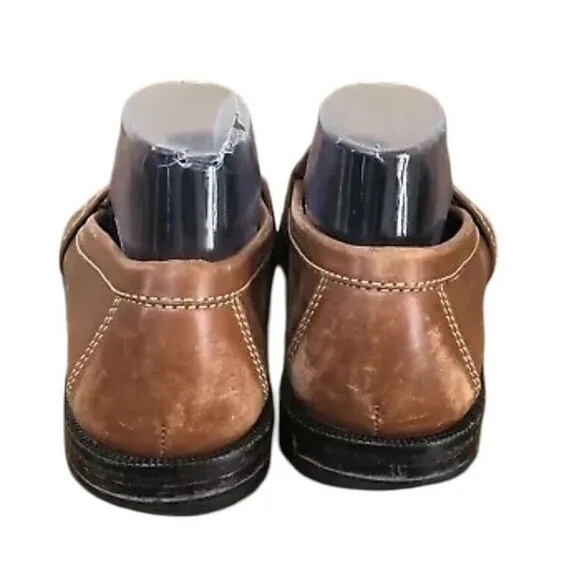 Cole Haan Douglas 01462 Loafer Mens US 10.5M Brown Leather Moc Toe Slip On Shoes