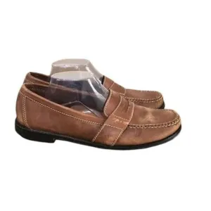 Cole Haan Douglas 01462 Loafer Mens US 10.5M Brown Leather Moc Toe Slip On Shoes