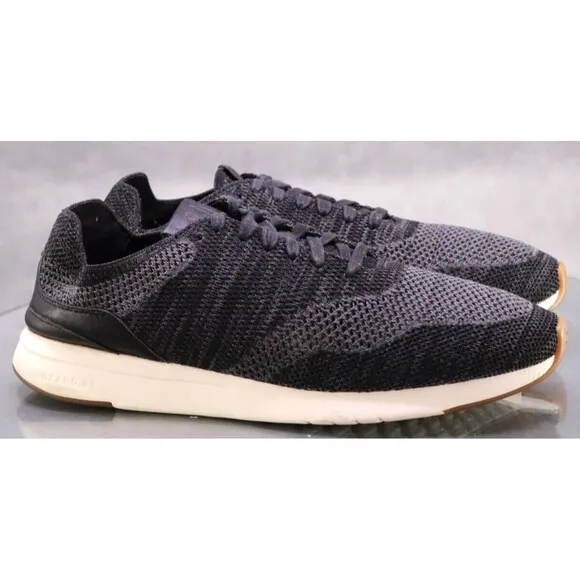 Cole Haan Grand Pro Men's Knit Sneakers Shoes Size 12 Black Gray