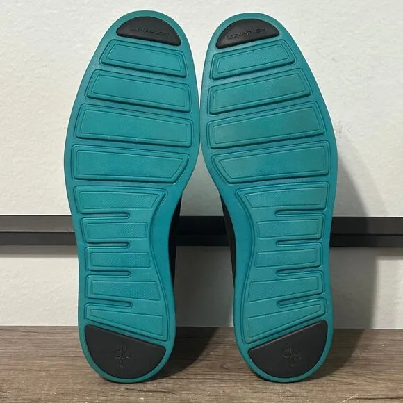 Cole Haan Lunargrand Chukka Men’s Boots Shoes Size 11 Black/Teal