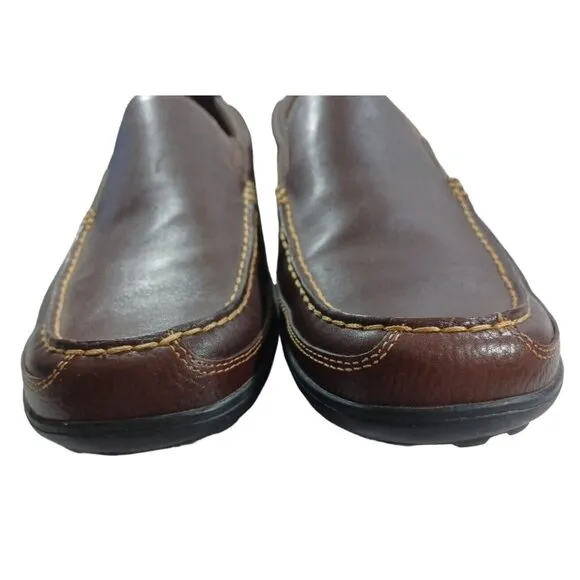 Cole Haan Men Tucker Venetian Slip On Loafer Shoes 12 Dark Brown Leather…