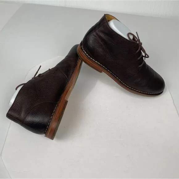 Cole‎ Haan Men's Brown Leather Glenn Chukka Boots  Size 12 M Shoes Pre Owned