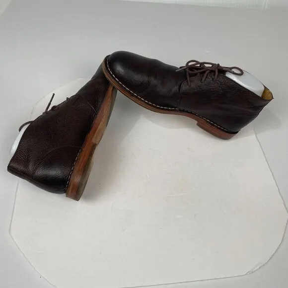 Cole‎ Haan Men's Brown Leather Glenn Chukka Boots  Size 12 M Shoes Pre Owned