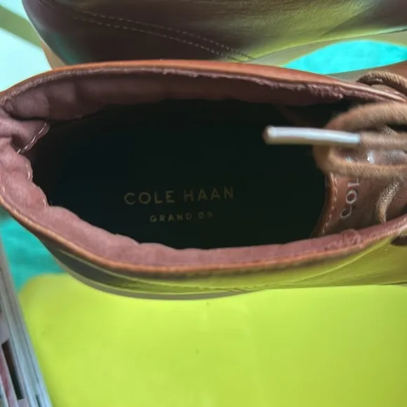 Cole Haan Men's Grand Tour Chukka Sneakers Boots Shoes Tan Brown Sz 13