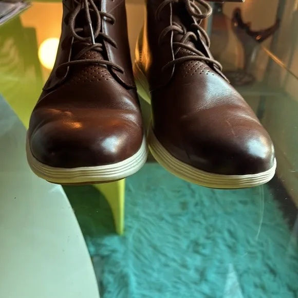 Cole Haan Men's Grand Tour Chukka Sneakers Boots Shoes Tan Brown Sz 13