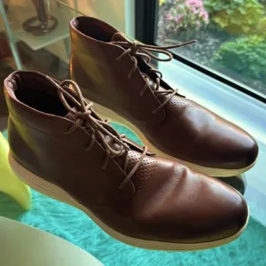 Cole Haan Men's Grand Tour Chukka Sneakers Boots Shoes Tan Brown Sz 13