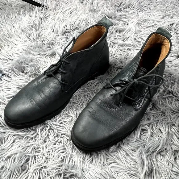 Cole Haan Ogden Stitch Chukka Leather Lace Up Ankle Boot Mens 12 Black C24524