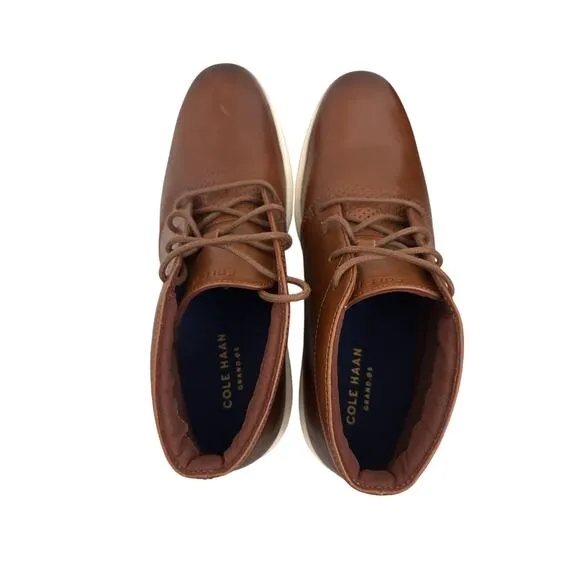 Cole Haan Shoes Brown Leather Grand Tour Chukka Boots Size Men's 9.5 NWT
