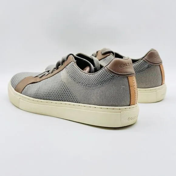 Cole Haan Shoes Mens 8.5 Brown Mesh Leather Sneakers Stitchlite Lace Up Jensen