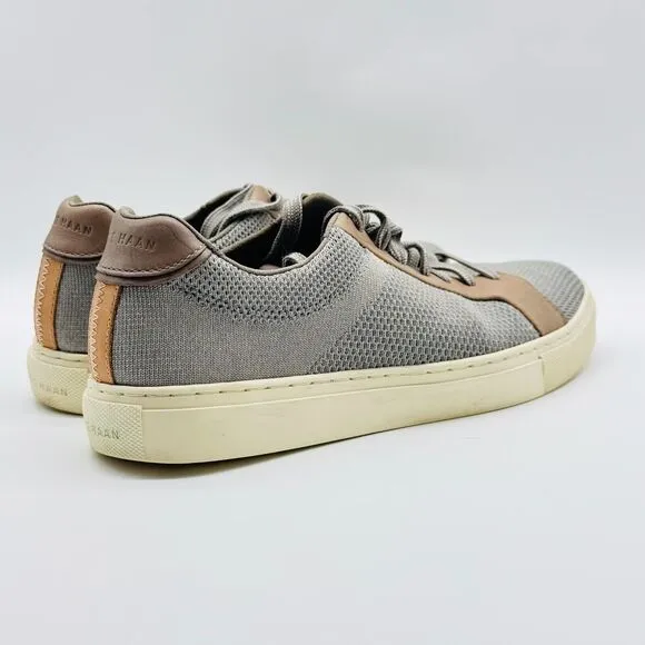Cole Haan Shoes Mens 8.5 Brown Mesh Leather Sneakers Stitchlite Lace Up Jensen