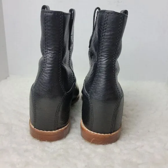 Cole Haan Zillie Women's Boots Size 6.5 B Black Leather Bootie N5664 Shoe