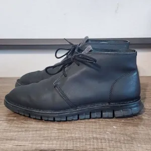 Cole Haan Zerogrand Stitchout Chukka Men's Boots Shoes Size 8.5 Black