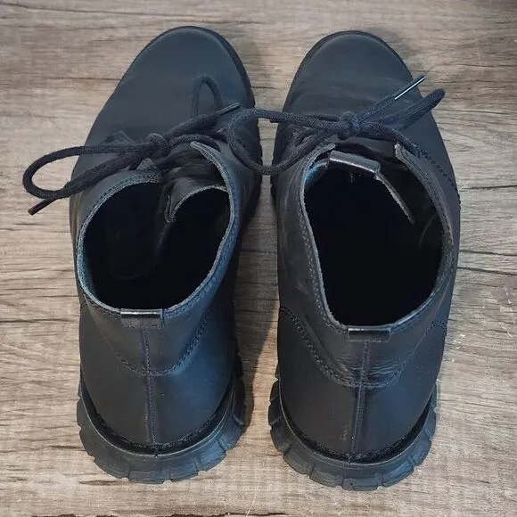 Cole Haan Zerogrand Stitchout Chukka Men's Boots Shoes Size 8.5 Black