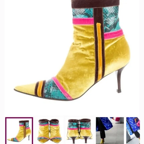 Colorful Women's Ankle Boots