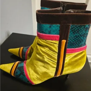 Colorful Women's Ankle Boots