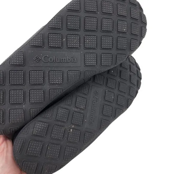 Columbia Packed Out II Black Omni Heat Slip On Slipper Shoes Size 8