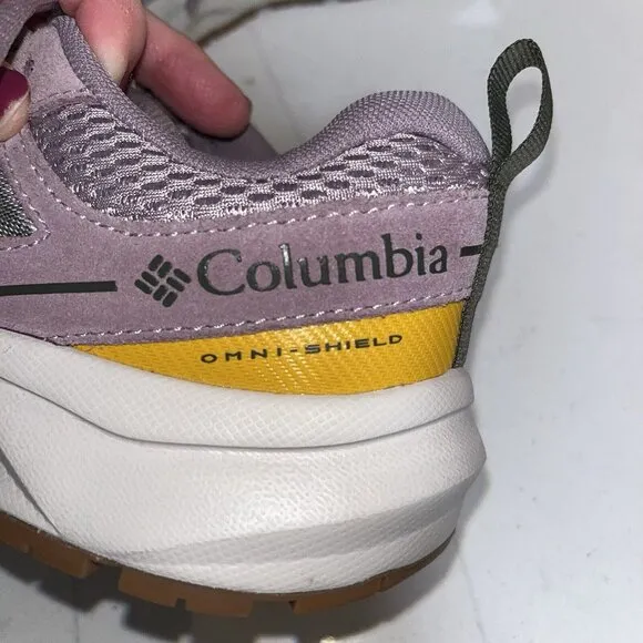 Columbia Plateau Venture Women’s Hiking Walking Shoe, Shale Mauve Size 8.5