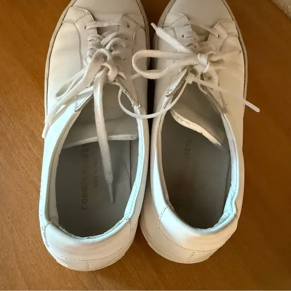 Common Projects Achilles Low Leather Sneakers White Italy Size 42 US 8.5