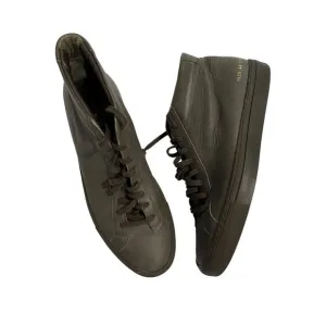 Common Projects High Top Sneakers in Green