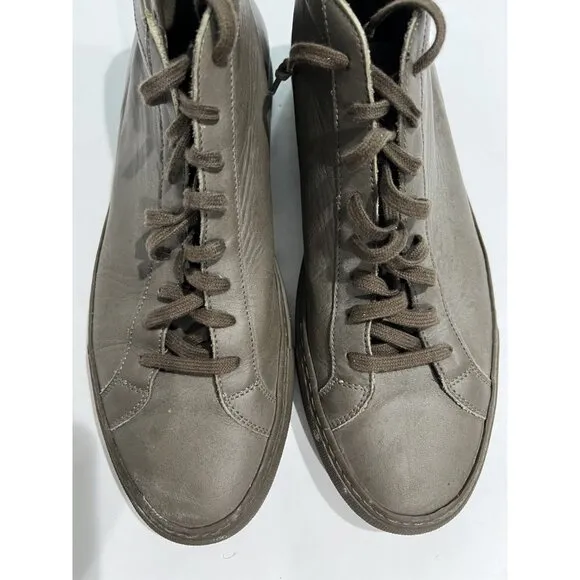 Common Projects High Top Sneakers in Green