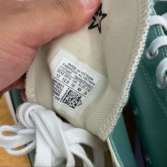 Converse 172726C Green Jade Run Star Hike‎ Platform Unisex Sneakers