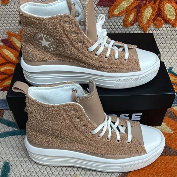 Converse A04259CCTAS MOVE HICHAMPAGNE TANEGRETIESRET WMNS sneakers - Platform