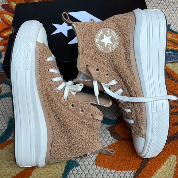 Converse A04259CCTAS MOVE HICHAMPAGNE TANEGRETIESRET WMNS sneakers - Platform